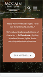 Mobile Screenshot of mccaininstitute.org